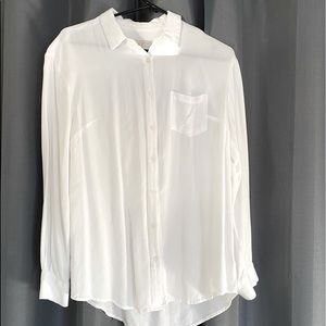 A New Day white cotton button down shirt